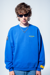 Superhuman Sweatshirt in Nautical Blue