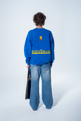 Superhuman Sweatshirt in Nautical Blue