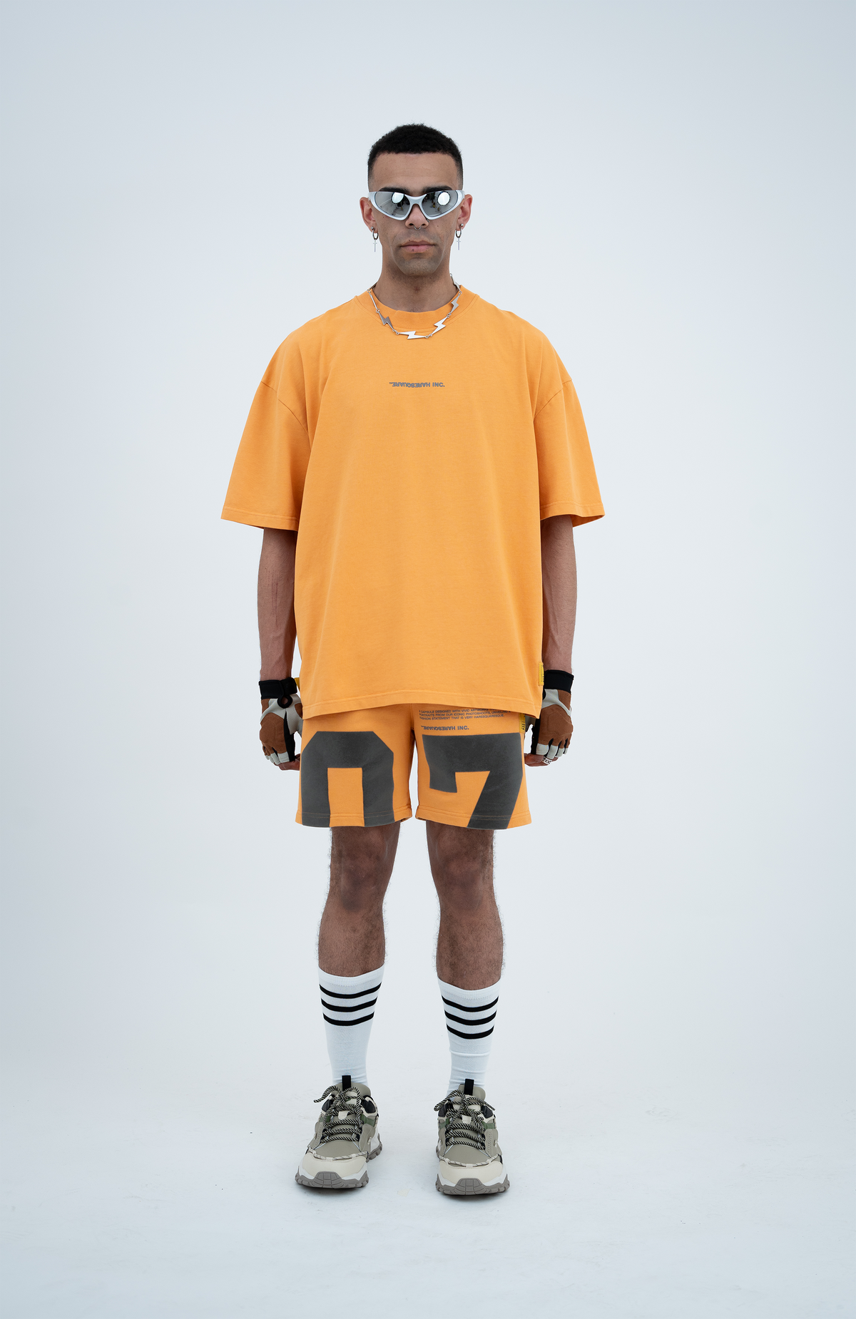 "07 ORIGINALS" T-SHIRT IN APRICOT TAN